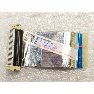 LCD LVDS FFC шлейф мониторный 30 pin обратный, шаг 1.0 mm, длина 65 mm, с замком с одной стороны