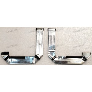 LCD LVDS FFC шлейф мониторный 30 pin обратный, шаг 1.0 mm, длина 315 mm с замками с двух сторон