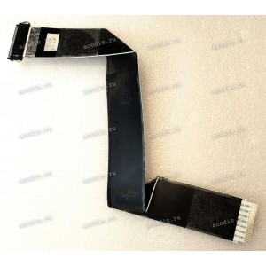 LCD LVDS FFC шлейф мониторный 30 pin обратный, шаг 1.0 mm, длина 330 mm с замком с одной стороны, black Asus LMT VG27A LVDS CABLE 30P 330 (p/n 14011-04100100) QISDA/5K.4DP04.CY1