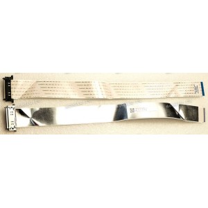 LCD LVDS FFC шлейф мониторный 51 pin обратный, шаг 0.5 mm, длина 345 mm с замком с одной стороны (p/n: R0461-2851-0112)