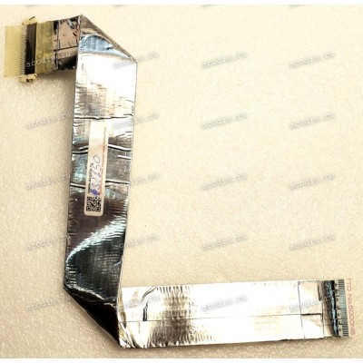 LCD LVDS FFC шлейф мониторный 30 pin прямой, шаг 1.0 mm, длина 350 mm с замком с одной стороны 50000NS