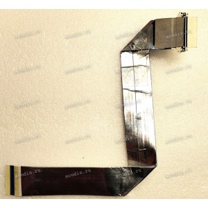 LCD LVDS FFC шлейф мониторный 30 pin прямой, шаг 1.0 mm, длина 350 mm с замком с одной стороны 50000NS