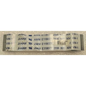 FFC шлейф 28 pin прямой, шаг 0.5 mm, длина 72 mm Lenovo B570/V570, L71 LA57 RJ45 FFC (p/n: 50.IH19.001 JH)