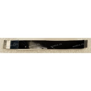 FFC шлейф 6 pin обратный, шаг 1.0 mm, длина 68 mm black