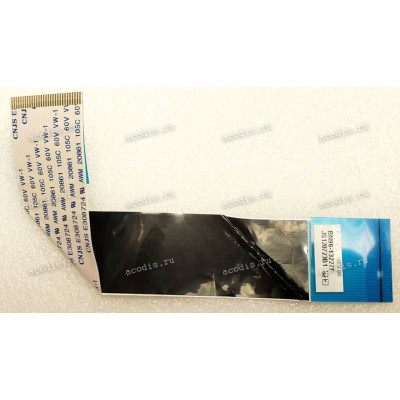 LCD LVDS FFC шлейф мониторный 30 pin прямой, шаг 1.0 mm, длина 177 mm Samsung (p/n: BN96-13227F) REV.00 без замков
