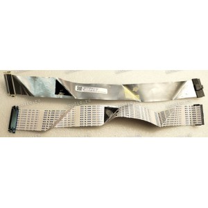 LCD LVDS FFC шлейф мониторный 30 pin обратный, шаг 1.0 mm, длина 320 mm c замками с двух сторон