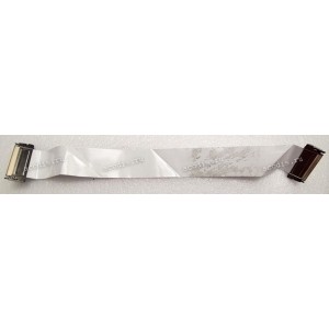 LCD LVDS FFC шлейф мониторный 30 pin прямой, шаг 1.0 mm, длина 310 mm, с замками с двух сторон (p/n: 351107800-600-G)