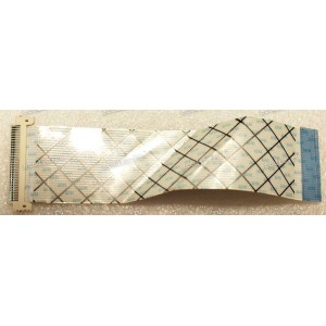LCD LVDS FFC шлейф мониторный 30 pin обратный, шаг 1.0 mm, длина 130 mm с замком с одной стороны