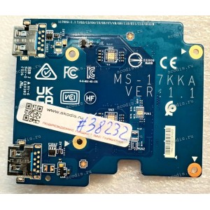 USB board MSI Alpha 17 C7V, C7VG-026XBY (9S7-17KK11-026), C7VG-041CN, MS-17KK, Eindhoven 5706 5692 ER Son (MS-17KKA VER:1.1) 117KKA-1.1 T/G2/I3/G4/I5/G6/V7/V8/G9/I10/G11/I12/G13/B