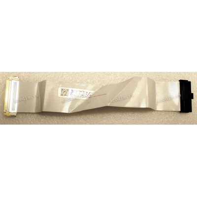 LCD LVDS FFC шлейф мониторный 30 pin обратный, шаг 1.0 mm, длина 195 mm, с замками с двух сторон