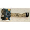 USB board HP dv6-7352er, DV6-7058ER (p/n: 48.4ST17.011) 11924-1 GOYA_USB_BD_8L с шлейфом
