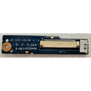 USB board DNS W270HUQ (p/n: 6-71-W27H7-D01) плата подключения клавиатуры (адаптер)  V1.0