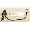 Power Button board & cable HP Pavilion DV2000 DV2500 V3000 (p/n: 219021141AR0) плата с переключателем WIFI, REV:E на шлейфе (p/n: 50.4F501.003) 