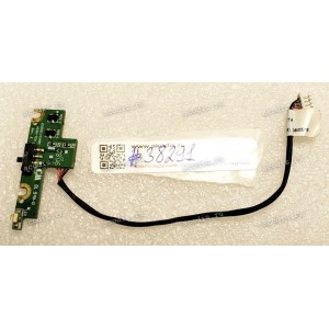 Power Button board & cable HP Pavilion DV2000 DV2500 V3000 (p/n: 219021141AR0) плата с переключателем WIFI, REV:E на шлейфе (p/n: 50.4F501.003) 
