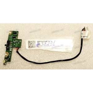 Power Button board & cable HP Pavilion DV2000 DV2500 V3000 (p/n: 219021141AR0) плата с переключателем WIFI, REV:E на шлейфе (p/n: 50.4F501.003) Power Button board & cable HP Pavilion DV2000 DV2500 V3000 (p/n: 219021141AR0) плата с переключателем WIFI, REV:E на шлейфе (p/n: 50.4F501.003)