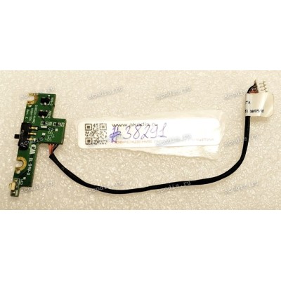 Power Button board & cable HP Pavilion DV2000 DV2500 V3000 (p/n: 219021141AR0) плата с переключателем WIFI, REV:E на шлейфе (p/n: 50.4F501.003) 