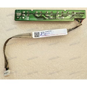 Switchboard & cable Compaq QVision Q2022A  (p/n: 790691500010R 491241500000R) LED Power Menu Button Board REV:8