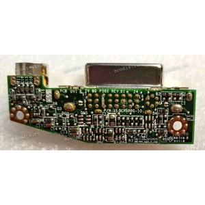 DVI & S-Video Board Fujitsu Siemens Amilo Pi 1536 Pi1556 M1437 M1439G (p/n: 35GCP5000-10, 80GCP5300-B0) PCB DVI & TV BD P50X REV.01