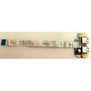 USB board & cable Acer Extensa 2510, EX2510G, Aspire E5-571G, E5-511G (p/n: LS-B162P, 455MM5B0L, NBX0001BH00) Z5WAH REV:1.0 