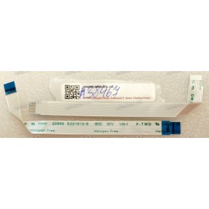 FFC шлейф 12 pin обратный, шаг 0.5 mm, длина 105 mm Asus X502CA, TF101  (p/n: 14010-00027500) LED FFC 