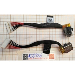 DC JACK Asus FA506IV (p/n 14026-00180000) + cable 80 mm + 8 pin