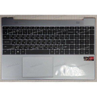Keyboard Digma PRO Breve DN15R5-8DXW03 + topcase (F0006-052 MB3501052, SP38675) (Black/Silver/Matte/RUO/LED)