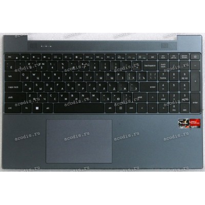 Keyboard Digma Pro Breve DN15R7-ADXW02 + topcase (F0006-052 MB3501052, SP53823) (Black/Gray/Matte/RUO/LED)