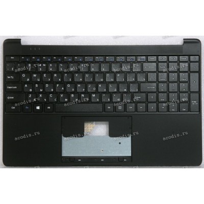 Keyboard Digma EVE 15 P417 NN5158CXW01 + topcase (ZX-366-6, SP21223) (Black/Black/Matte/RUO)