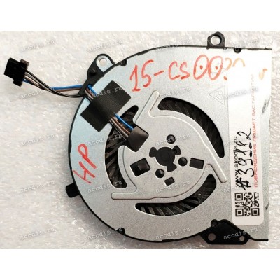 Кулер HP 15-CS0030ur, 15-CS, 15-CW ORG (p/n: L25585-001, DTA47G7BTP003BFD505) 4 pin