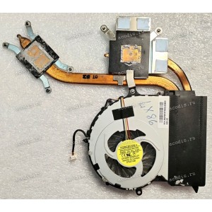 Сист.охл. Packard Bell Easynote LX86 (p/n DFS551205ML0T F96M, 3NZYBTATN40) FORCECON DC5V, 0,5A Cpu Fan 4 pin