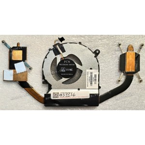 Сист.охл. HP Envy 13-AH, 13-AH1010ur (p/n: L19526-001, DFS541105FC0t, 023.100C2.0001) CPU, GPU DC5V 4 pin