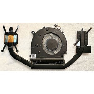 Сист.охл. HP Envy 13-AH, 13-AH1010ur (p/n: L19526-001, DFS541105FC0t, 023.100C2.0001) CPU, GPU DC5V 4 pin