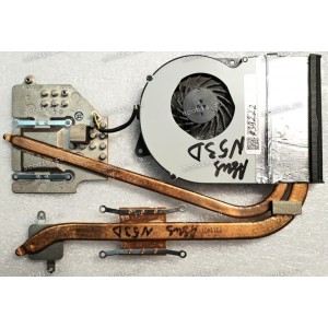 Сист.охл. Asus N53D, N53TA, N53TK, N53DA (p/n: 13GN4I1AM010-1, 4MKJ6TMJN00, KSB06105HB) DC05V 4 pin