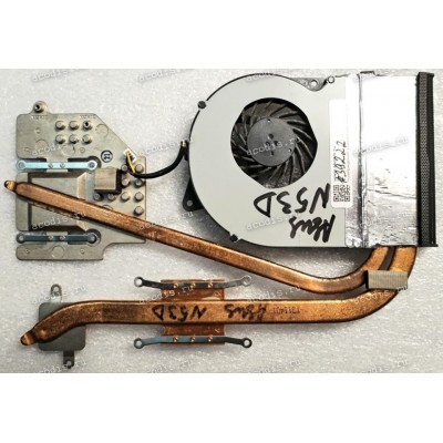 Сист.охл. Asus N53D, N53TA, N53TK, N53DA (p/n: 13GN4I1AM010-1, 4MKJ6TMJN00, KSB06105HB) DC05V 4 pin