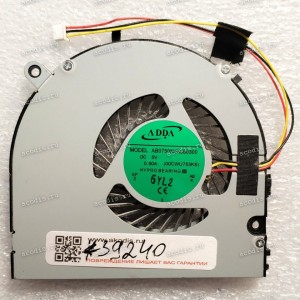 Кулер Toshiba Satellite M40t-AT02S (p/n: AB07505HX060300) ADDA DC 5V постоянного тока 0,50 А, 3-pin Кулер Toshiba Satellite M40t-AT02S (p/n: AB07505HX060300) ADDA DC 5V постоянного тока 0,50 А, 3-pin