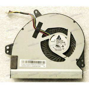 Кулер Asus X501 X501A (p/n: 13GNNO10P010-1, KSB0705HB DC05V) CPU Cooling Fan 4 pin