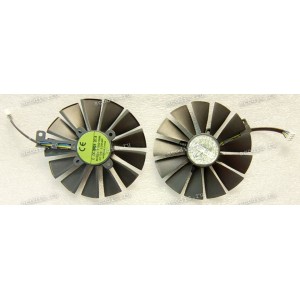 Кулер Asus Graphics card ATI ROG-STRIX-RX570-4G-GAMING (p/n 13070-01320100) RMA STRIX FA 10012_4P_2K4 L40 (Additional_FAN)