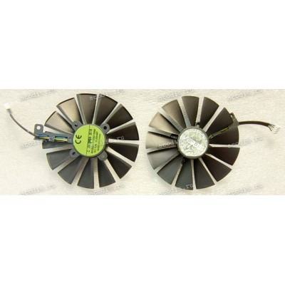 Кулер Asus Graphics card ATI ROG-STRIX-RX570-4G-GAMING (p/n 13070-01320100) RMA STRIX FA 10012_4P_2K4 L40 (Additional_FAN)