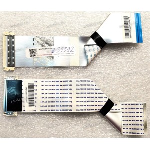 LCD LVDS FFC шлейф мониторный 30 pin обратный, шаг 1.0 mm, длина 163 mm Dell 23,0" E2314HF 0MNMNW, с замком с одной стороны