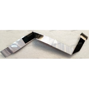 LCD LVDS FFC шлейф мониторный 30 pin обратный, шаг 1.0 mm, длина 430 mm, с замком с одной стороны 