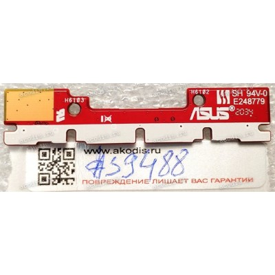 LED board Asus G532LWS (p/n: 90NR02T0-R10010, G532LWS_INDICATOR R1.3) INDICATOR BD