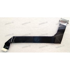 LCD LVDS FFC шлейф мониторный 51 pin прямой, шаг 0.5 mm, длина 370 mm, c  замком с одной стороны