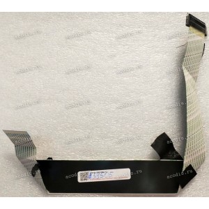 LCD LVDS FFC шлейф мониторный 30 pin обратный, шаг 1.0 mm, длина 355 mm с замком с одной стороны, CviLux