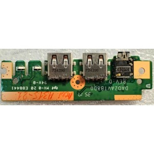 USB & Audio board Acer Aspire 3 A315-51-302B, A315-21 (p/n: DAOZAVTB8D0 REV:D)