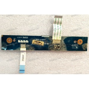 Touchpad Button Board Toshiba Satellite A655-14H A665 Series P755 P755-S5182 (p/n LS-6061P) On/Off &Cable 