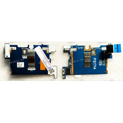 Smart CardReader & PC Card Slot Small Board HP 840 850 745 G5 G6 (p/n 6050A2925801 VER:1.10) & Cable - устройство чтения смарт-карт, слот для ПК