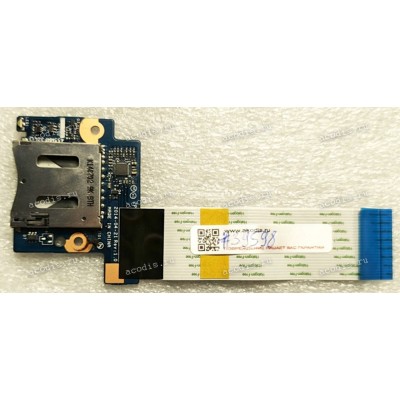 CardReader Board HP Probook 450 G2 (CD43)  (p/n HPDC ZPL40/50 ZPL40/50/70 LS-B184P, NBX0001MT00 REV1.0) CARD READER BOARD & Cable