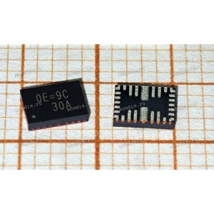 Микросхема RichTek RTQ5132GQWF (mark 0E=, 0B=, 0H=, 0P=, 12=, 0E=9C, 0E=9B, 0B=8E, 12=BH) (WQFN-28L 3x4 (FC) DDR5 Client VR on DIMM PMIC 