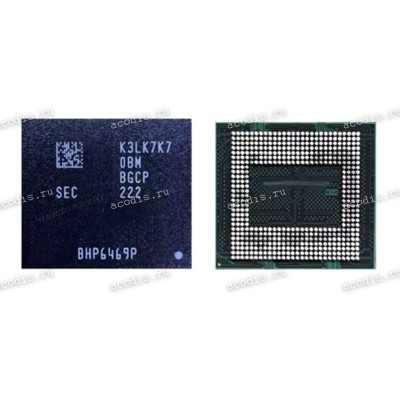 Микросхема Samsung K3LK7K70BM-BGCP LP5 6400 1024M*64 0.5V FBGA496 (Asus p/n: 03015-00030300) NEW original