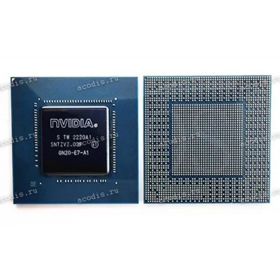Микросхема nVidia GN20-E7-A1 , GA104-775-A1 FCBGA2714 GB5-256 datecode 2205A1 GeForce RTX 3080 Max-Q (Asus p/n: 02004-00650500) NEW original